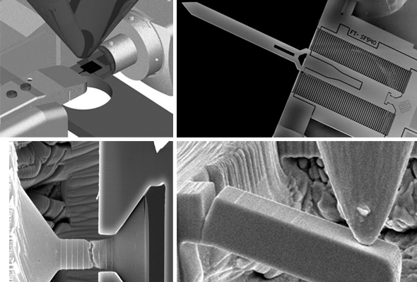納米壓痕壓縮斷鏈拉伸